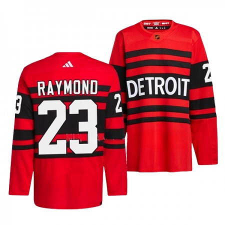 Detroit Red Wings Dresy Lucas Raymond 23 Adidas 2022-23 Červené Reverse Retro 2.0 Authentic - Pánské